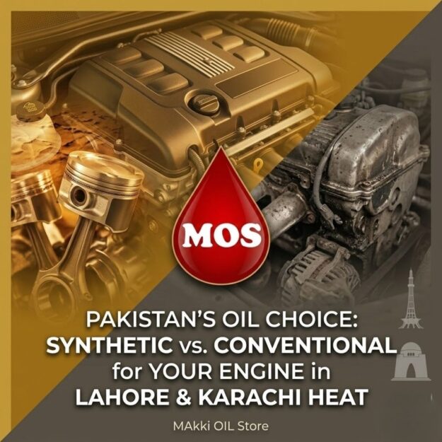 Choosing the best engine oil in Pakistan is vital for vehicle longevity. Compare synthetic vs. conventional oil benefits for Lahore, Karachi, and Islamabad driving.