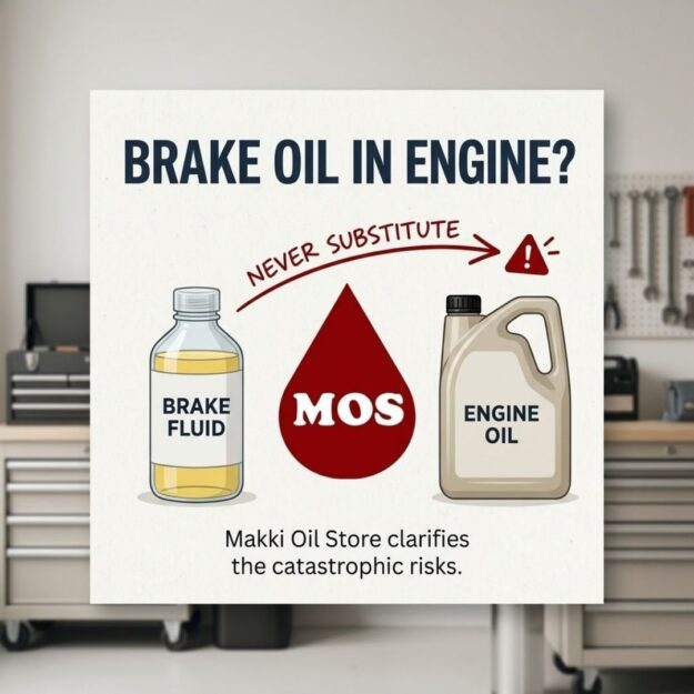 Can You Use Brake Oil in a Car Engine? Risks & Facts | Makki Oil