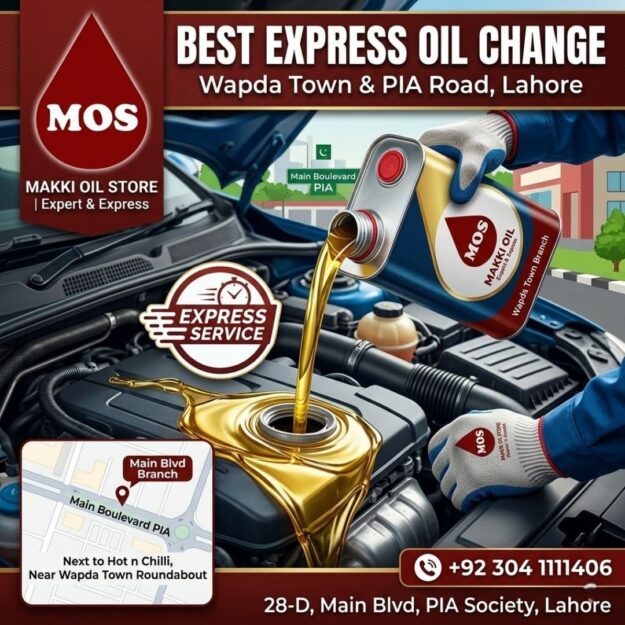 Looking for a quick oil change near Wapda Town? Visit Makki Oil Store on Main Boulevard PIA for premium lubricants, expert technicians, and express service. Looking for a quick oil change near Wapda Town? Visit Makki Oil Store on Main Boulevard PIA for premium lubricants, expert technicians, and express service.