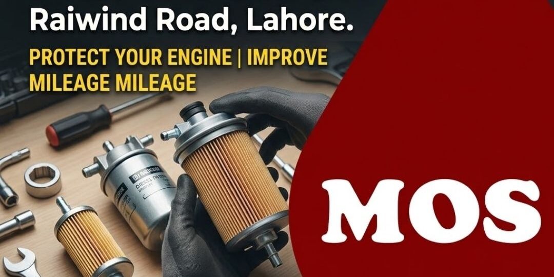 Protect your engine from contaminants. Visit Makki Oil Store on Raiwind Road (LDA Avenue) for premium fuel filters, expert installation, and improved fuel mileage.