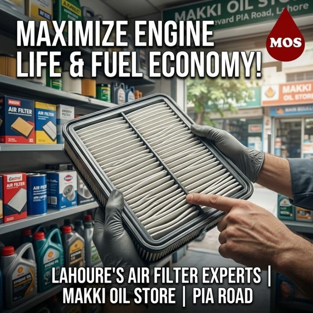 Best Car Air Filter Shop on PIA Road Lahore | Makki Oil Store