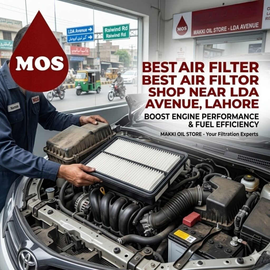 Best Air Filter Shop Near LDA Avenue, Lahore Boosting Car's Engine Performance & Clean Air