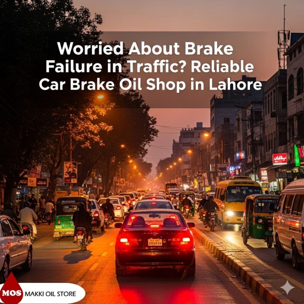 Brake failure in traffic? Visit our trusted car brake oil shop in Lahore for reliable solutions.