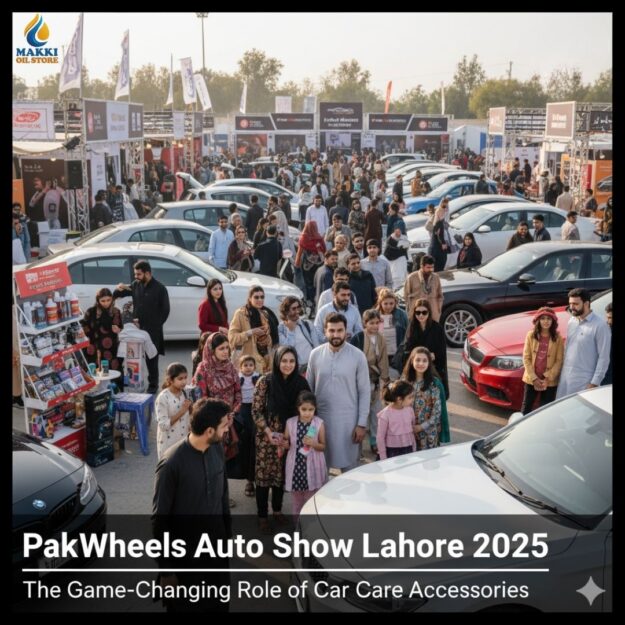 PakWheels Auto Show Lahore 2025 – Car Care Accessories Impact Auto enthusiasts gather at the PakWheels Auto Show in Lahore, showcasing various vehicles and automotive innovations.