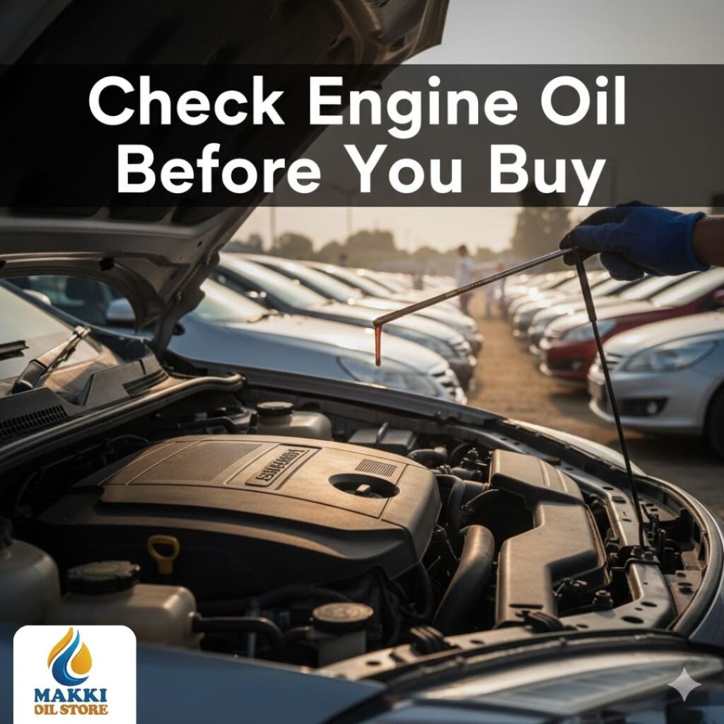 Visiting the PakWheels Car Mela in Lahore? Learn how to check engine oil condition before buying a used car and avoid costly engine problems later.