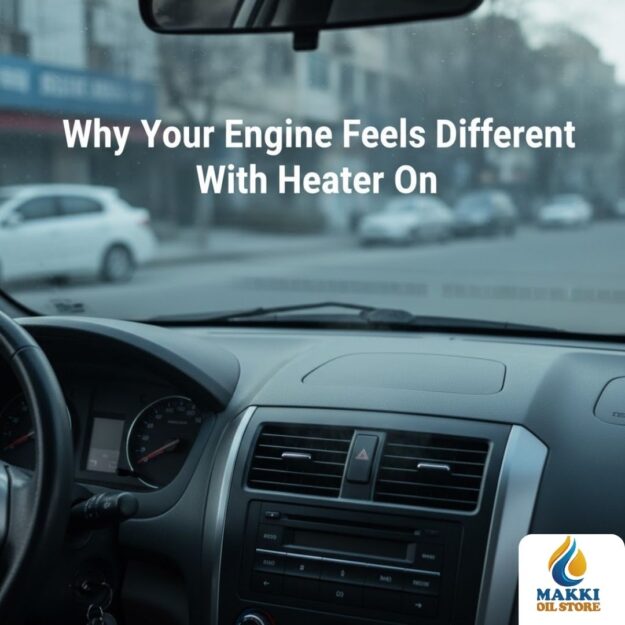 Notice your engine feels heavier when using the car heater? Learn why cold weather, engine oil, traffic, and driving habits affect engine behavior in Lahore.