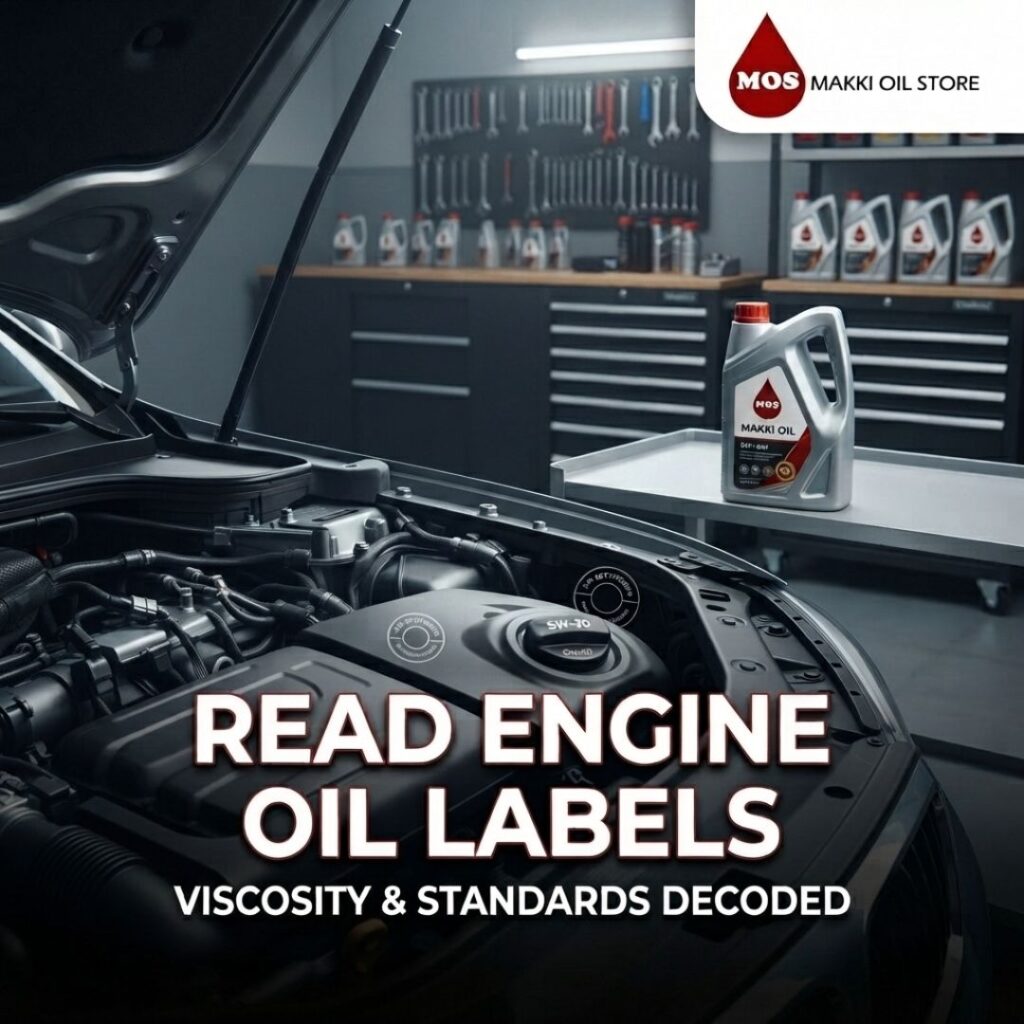 Engine Oil Labels
