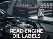 Engine Oil Labels
