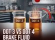 Difference between DOT 3 and DOT 4 brake fluid