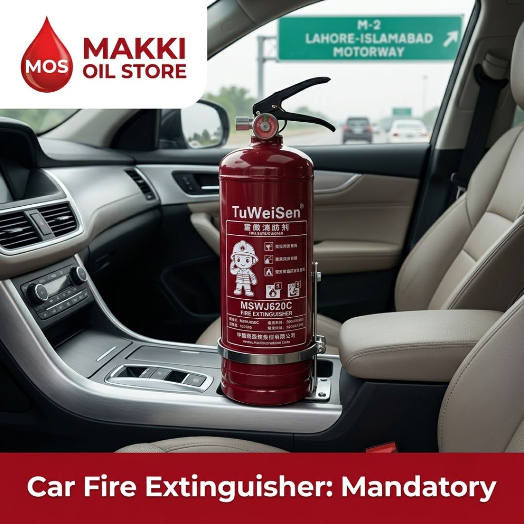 New Government Rule: Is a Fire Extinguisher Mandatory in Cars on Pakistani Motorways?