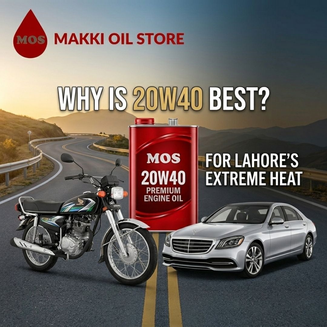 What is the advantage of 20W40 oil?