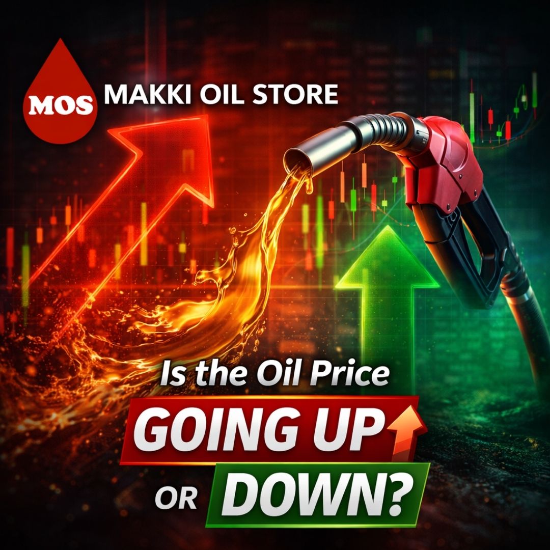 Is the oil price going up or down?