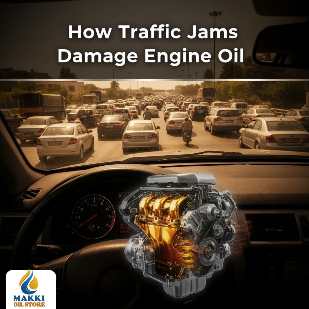 How Long Traffic Jams of Lahore Damage Engine Oil?